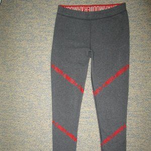 Under Armour Cotton Leggings (Grey/Orange)